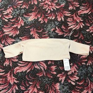 Swim top in Taupe size Large only top